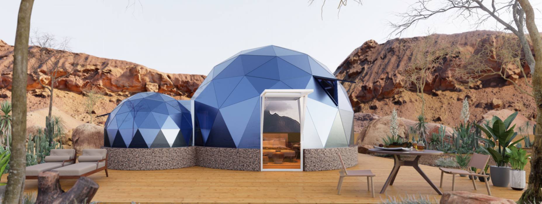 四会市球形智能光伏玻璃星空房